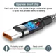 Кабель швидкого заряджання USB TYPE-C (1,5 метра, сірий, 5 А) з можливістю передачі даних. - зображення 2