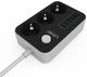 Мережевий подовжувач LDNIO SE3631 (3-220V/6-USB) White 1.6 м з LED-підсвічуванням - зображення 1