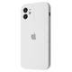 Чехол силиконовый с защитой камеры Wave Silicone Case Camera Protection для Apple iPhone 12 white - изображение 1