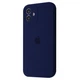 Чохол силіконовий із захистом камери Wave Silicone Case Camera Protection для Apple iPhone 12 midnight blue - зображення 1