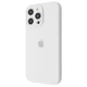 Чохол силіконовий із захистом камери Wave Silicone Case Camera Protection для Apple iPhone 15 Pro Max white - зображення 1
