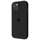 Чехол силиконовый с защитой камеры Wave Silicone Case Camera Protection для Apple iPhone 13 black - изображение 1