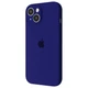 Чехол силиконовый с защитой камеры Wave Silicone Case Camera Protection для Apple iPhone 13 deep navy - изображение 1