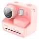 Детская цифровая фото-видео камера c моментальной печатью HOCO Dual lens children printing camera DV200 pink - изображение 3