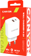 Ładowarka sieciowa Canyon H-20-04 PD QC 3.0 USB-A USB-C White (CNE-CHA20W04) - obraz 3