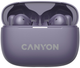 Навушники Canyon OnGo TWS-10 ANC ENC Purple (CNS-TWS10PL) - зображення 2