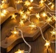 Светодиодная гирлянда звезда 50 led 5 метров теплый свет warm 2 режима 3 x АА - изображение 3