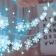 Світлодіодна гірлянда 20 led 3 метра холодне світло cold 2 режима 3 x АА сніжинка лед - зображення 4