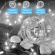 Гірлянда світлодіодна кінський хвіст GarlandoPro 200LED Роса 2м 10 ліній Білий 1733011W - зображення 3