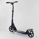 Самокат двухколесный алюминиевый складной Best Scooter Scratch колёса 200 мм черный с красным 54394 - изображение 3