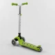 Самокат детский четырехколесный складной с подсветкой Best Scooter MAXI до 60 кг салатовый Y-00436 - изображение 4