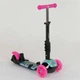 Детский самокат - трансформер 5 в 1 с подсветкой Best Scooter Божья коровка 26901 розовый - изображение 4