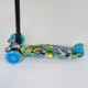 Самокат детский четырехколесный с подсветкой Best Scooter MAXI Stick голубой А 25467 /779-1322 - изображение 2