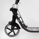 Самокат двухколесный складной с фарой ручной тормоз Best Scooter Forward черный с белым L-36375 - изображение 4