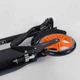 Самокат двухколесный алюминиевый складной Best Scooter Scratch колёса 200мм черный с оранжевым 73133 - изображение 4