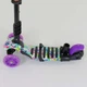 Детский самокат - трансформер 5 в 1 с подсветкой Best Scooter Божья коровка 68995 фиолетовый - изображение 5