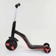 Самокат - беговел - велосипед 3 в 1 Best Scooter подсветка музыка PU колеса красный JT 28288 - изображение 6
