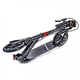 Самокат двухколесный складной Scale Sports SS-12 дисковый тормоз LED фонарик черный - изображение 3