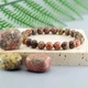 Браслет із натурального каменю Red Leopard Skin - зображення 2