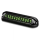 Автовизитка с номером телефона в авто для парковки XOKO Number Detect 001 XK-ND-001 13х2.2х3.4 см черная - изображение 1