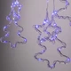 Гирлянда штора светодиодная GarlandoPro звезда и елка 120LED 3х0,9 м 8 режимов Синий 1733070BL - изображение 6