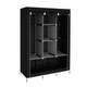 Шафа тканинна розкладна 130*45*175см Stenson R93320 (black) - изображение 3