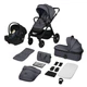 Универсальная коляска 3 в 1 Lionelo LAYLA 3IN1 GREY STONE - изображение 6
