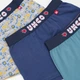 Набор детских трусов-боксеров 3 шт для мальчика Unco Boxer Y Pack3 98-104 см Bleu/All Over (ROZ6501018341) - изображение 3