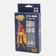 Набор детских трусов-боксеров 3 шт для мальчика Unco Boxer Y Pack3 98-104 см Bleu/All Over (ROZ6501018341) - изображение 4