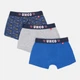 Набор детских трусов-боксеров 3 шт для мальчика Unco Boxer Y Pack3 98-104 см Bleu Unis (ROZ6501018343) - изображение 1