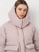 Пуховик зимний короткий женский Kram 23355 46 Бежевый (ROZ6501102222) - изображение 4