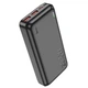Внешний портативный аккумулятор Павербанк HOCO J101A Astute 20000mAh 22.5W 2USB/1Type-C с быстрой зарядкой QC3.0+PD3.0 Black - изображение 1