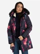 Парка зимняя с мехом женская Huppa Vivian 12498020-44649 XS Неон/Коралловая (4741632247550) - изображение 3
