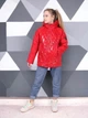 Куртка для дівчинки Fashion SN0002-R 146 Червоний - зображення 2