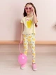 Легінси для дівчинки Fashion 147010-L 98 Жовтий - изображение 3