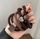 Набор резинок для волос 5 шт. Коричневый, WUKE One size - изображение 3