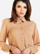 Koszula damska elegancka Awama A275 L Caramel (5902360537583) - obraz 7