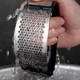 Пресс для чеснока GARLIC PRESS ручной из нержавеющей стали измельчитель металлический с ручкой черный чеснокодавка - изображение 10