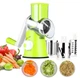 Мультислайсер для овощей и фруктов Kitchen Master зеленый ручная овощерезка терка шинковка - изображение 7