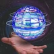 Летающий шар спиннер светящийся FlyNova pro Gyrosphere игрушка бумеранг для ребенка синий - изображение 2