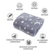 Светящийся плед для детей и подростков Magic Blanket серый 150х100 см день ночь плюшевый теплый - изображение 10