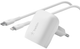 Мережевий зарядний пристрій Belkin 20 Вт USB-C - Lightning PD PPS White (745883841387) - зображення 1