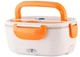 Електричний ланч бокс Lunchbox з підігрівом 220V помаранчевий, контейнер-термос для їжі, обідів, місткий судочок - зображення 3