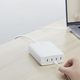 Мережевий зарядний пристрій Belkin BoostCharge Pro 4-Port USB-C PD 3.1 GaN Charger 200 W White (745883868230) - зображення 10