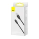 Кабель Baseus Jelly Liquid Silica Gel Lightning - USB (2.4A) 2м для зарядки и передачи данных Black (CAGD000101) - изображение 4