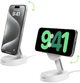 Бездротова зарядка Belkin BoostCharge Pro Convertible Magnetic Wireless Charging Stand with Qi2 15W + 20W USB-C Power Supply White (745883868445) - зображення 4