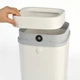 Ведро для мусора MVM MY HOME без крышки BIN-25 15 л Бело/Серое (BIN-25 15L WHITE/GRAY) - изображение 2