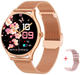 Женские часы Uwatch Mevaden Smart Milano Gold Steel 2 ремешка - изображение 1