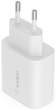 Ładowarka sieciowa Belkin 25 W USB-C PD 3.0 + kabel USB-C - Lightning 1 m White (745883837243) - obraz 4