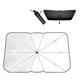 Сонцезахисна парасоля для авто PRC SunShield 126*140*80cm black - зображення 15